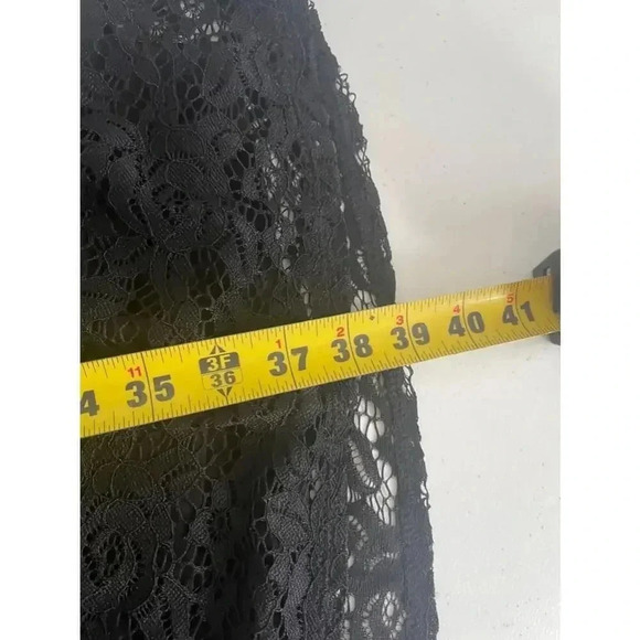 Women's Torrid Plus Black Lace MIDI Babydoll Dress Size 1 XL 14/16 EUC! - Picture 8 of 10